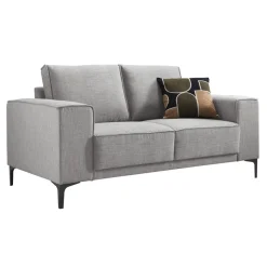 2 zitsbank Calira grijs basic comfort