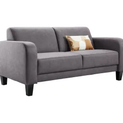 2,5 zitsbank Mills grijs basic comfort