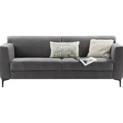 3 zitsbank Ridgway donkergrijs basic comfort