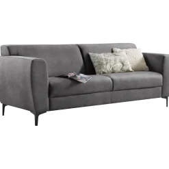 3 zitsbank Ridgway donkergrijs basic comfort