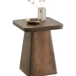 Bijzettafel Barru mangohout 40 cm vierkant