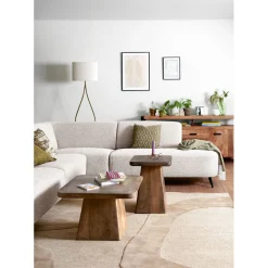 Bijzettafel Baru mangohout 60 cm vierkant