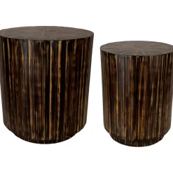 Bijzettafel Brody 47 en 35 cm rond