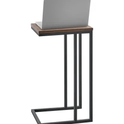 Bijzettafel Budrio donkerbruin 31x41 cm rechthoekig