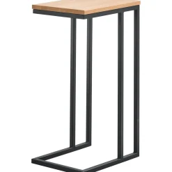 Bijzettafel Budrio lichtbruin 31x41 cm rechthoekig