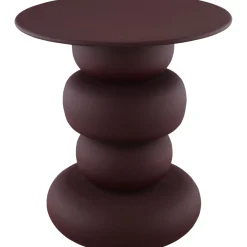 Bijzettafel Easdale 40 cm rond rood