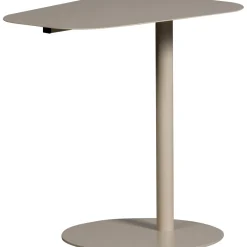 Bijzettafel Meri beige 50 cm organisch