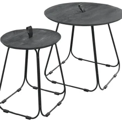 Bijzettafelset Monroy 55 en 35 cm rond