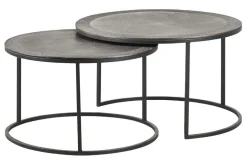 Bijzettafelset Salento silver antique