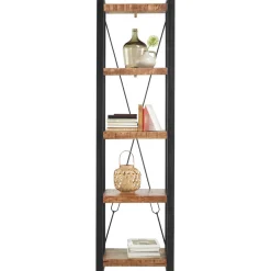 Boekenkast Newhaven mangohout 200x55x40 cm