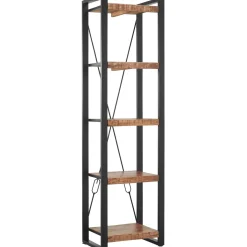 Boekenkast Newhaven mangohout 200x55x40 cm