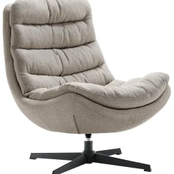 Draaifauteuil Baray grijs