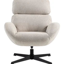 Draaifauteuil Bolands lichtgrijs