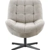 Draaifauteuil Morley grijs