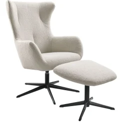 Draaifauteuil Renville beige