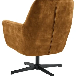 Draaifauteuil Tarkio velvet cognac