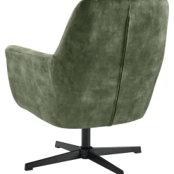 Draaifauteuil Tarkio velvet groen