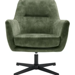 Draaifauteuil Tarkio velvet groen