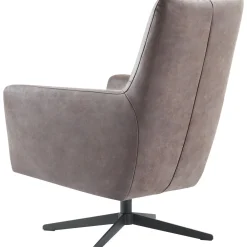 Draaifauteuil Varne microleder bruin premium comfort