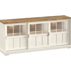 Dressoir Eldora 209 cm met 3 schuifdeuren en verlichting