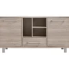 Dressoir Gradoly 90x180x45 cm grijs