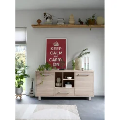 Dressoir Gradoly 90x180x45 cm grijs