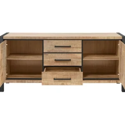 Dressoir Mantera 80x180x48 cm lichtbruin