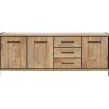 Dressoir Mantera 80x236x48 cm lichtbruin