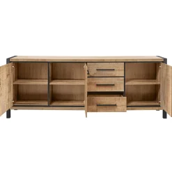 Dressoir Mantera 80x236x48 cm lichtbruin