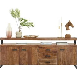 Dressoir Newhaven mangohout 80x210x43 cm