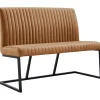 Eetkamerbank Pareda 130 cm cognac
