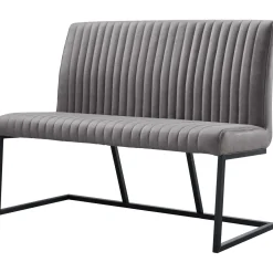 Eetkamerbank Pareda 130 cm grijs