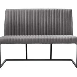Eetkamerbank Pareda 130 cm grijs