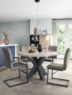 Eetkamerbank Pareda 130 cm groen