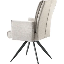 Eetkamerstoel Brooks draaibaar grijs