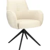 Eetkamerstoel Derio draaibaar beige