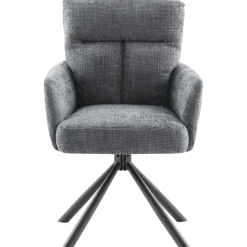Eetkamerstoel Dixson draaibaar antraciet