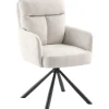 Eetkamerstoel Dixson draaibaar beige