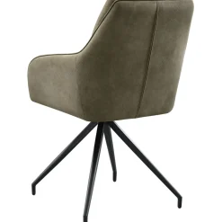 Eetkamerstoel Fendam draaibaar groen