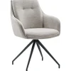 Eetkamerstoel Fendam draaibaar lichtgrijs