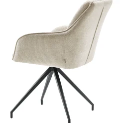 Eetkamerstoel Fendam draaibaar beige