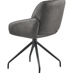 Eetkamerstoel Lusby draaibaar antraciet