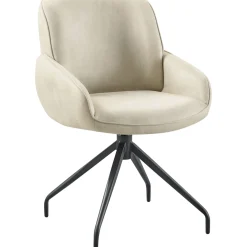 Eetkamerstoel Lusby draaibaar beige