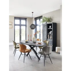 Eetkamerstoel Maleo antraciet