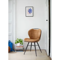 Eetkamerstoel Maleo cognac