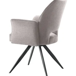 Eetkamerstoel Matane draaibaar lichtgrijs