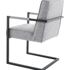 Eetkamerstoel met armleuning Rodilo grijs