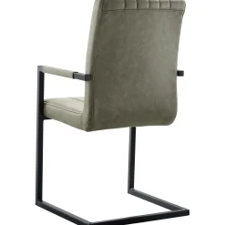 Eetkamerstoel met armleuning Pareda groen