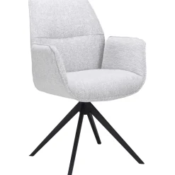 Eetkamerstoel Otero draaibaar grijs