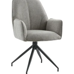 Eetkamerstoel Parson draaibaar grijs